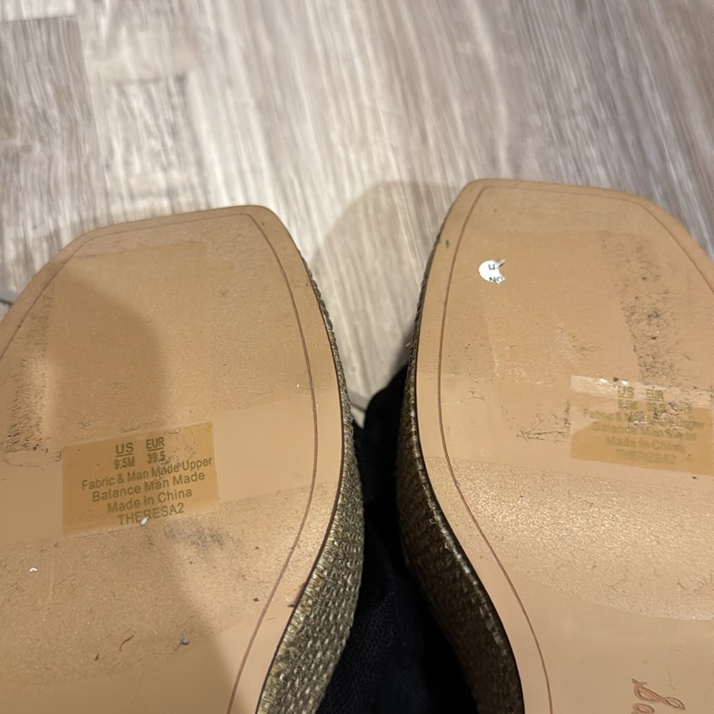 Sam Edelman Black Knotted Espadrille Platform Heels NWOT - Picture 15 of 15